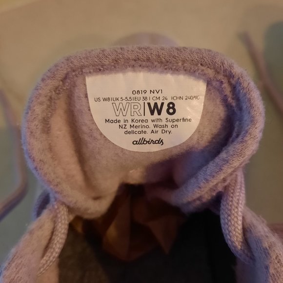 Lilac Allbirds Runners - Picture 4 of 5
